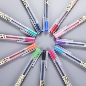 Set di penne gel Pennarelli da 0,5 mm Ricariche Muti-Colors Inchiostro coreano Cancelleria scolastica Forniture per ufficio Papeleria Kawaii