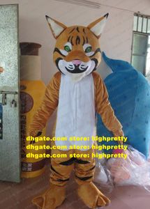 Mascot Costume Brown Tiger Lynx Lince Luchs Leopard Wildcat Wild Cat Adult Character Movie Props Willmigerl Plying zz4552