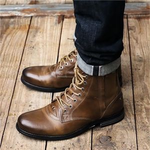 Stiefel Männer Herbst Exquisite Reißverschluss -Knöchel handgefertigt runden Zehen Low Heel Männer Schuhe Mode Leder präzise Freizeit Design 221031