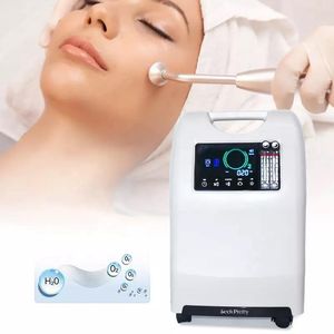 Hyperbaric Oxygen Jet Therapy Facial Machine Maquinas Faciales LED Seven Color Lamp Mask Beauty Machine