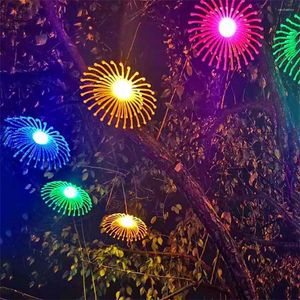 Strings 30CM Jellyfish Christmas String Light Dandelion Fairy Garland Romantic Atmosphere Party Wedding Patio Decor Hanging