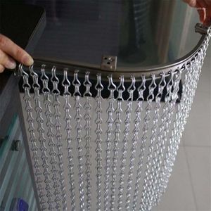 Curtain Multifunctional Aluminium Chain Link Mesh Walls For Shopping Mall