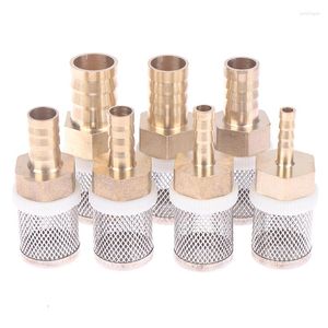 Watering Equipments 1PC 6MM-19MM Hose Filter Car Wash Garden Irrigation Brass Strainer Sprayer Pump Filtering Net Stainless Steel Mesh