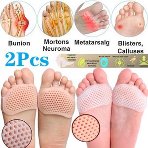 Women Socks 2PCS Silicone Forefoot Shoe Insoles Soft Gel Pads Ball Foot Cushions For High Heel Reducing Pain Callus Blisters