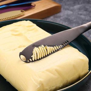 New Butter Knife Cheese Cutter with Hole Grater Stainless Steel Kitchen Accessories Wipe Cream Bread Jam Tools Gadget