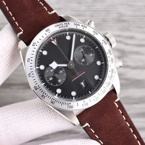 Zegarek męski Twfactory Black Bay Chrono Fine Stal Watch MR2 mm z nowymi obserwami maszyn ruchowych