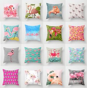 Pillow Case mylb ins Summer Flamingo rzut domowy sypialnia miękka kwadratowa pokrywa 18 cali/45x45 cm