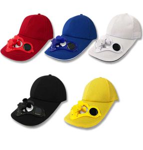 Solar Power Hat Cap Cooling Fans For Golf Snapbacks Sport Summer Outdoor Sun Caps With Fan Snapbacks