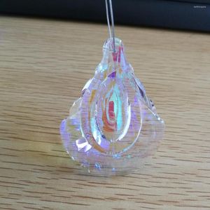 Chandelier Crystal 10units 63mm AB Color Glass Lighting Pendants For Prism Suncatchers