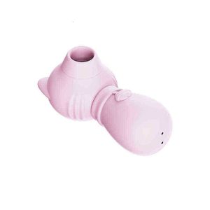 Sex toys masager toy Vibrating spear NXY Vibrators Mini Cat Suck Lady Masturbation Vibrate Massager Food Grade Silicone 7 Mode Toys for Women Vibrator B3N1