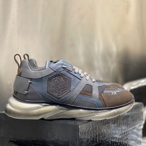 Tasarımcı Erkekler Günlük Koşu Ayakkabı Altıgen Metal Metter Toka Fabs-Wsc26 Konforlu Klasik