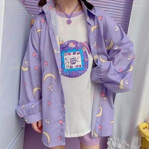 Женская блузкая корейская мода Kawaii Top Top Casual Women Aesthetic одежда винтажная рубашка