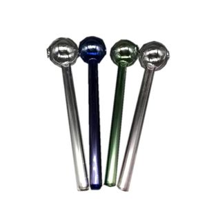 6 cala długości cm Pyrex Glass Burner Rurnik przezroczysty niebieski zielony rurki ręczne woda palenia Akcesoria T2