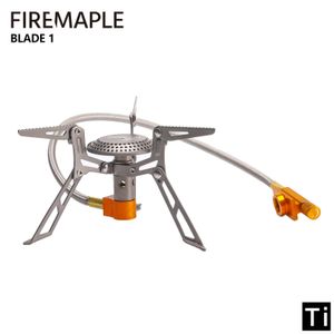 Camp Kitchen Fire Maple Stove FMS-117T Ultralight Outdoor Camping vandringspisar Lightweight Travel Gas Furnace Portable S 221102