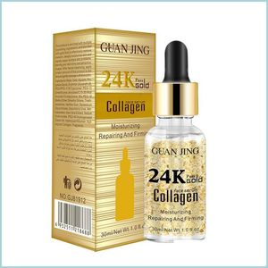 Diğer Cilt Bakım Araçları 24K Gold Collajen Yüz Serum Yeniden Yenileme Nemlendirme Nemlendirme Büzülme Gözenek Parlatıcı Cilt Bakımı Sıkılaştırıcı Yüz Özü Dr Dhzne