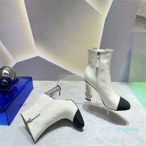 Buty Designer Women Diamond But Platform Chunky Heel Winter Outdoor Lady Party