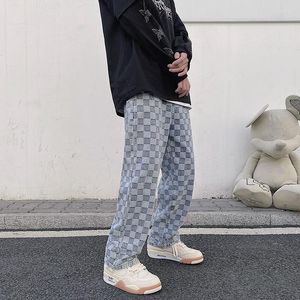 Pantaloni maschili primavera estate 2022 desinger blu jeans jeans maschile sciolte sciolte skateboard pantaloni da cowboy