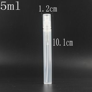 Mini penna form parfym flaska 5 ml spray prov tomma containrar dofter atomizer p￥fyllbar