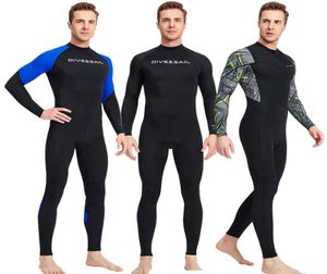 UPF50 Full Body Rash Guard Dive Skins Wetsuit Swimsuit Sun UV Bescherming Lange mouw 1PC Swimming Snorkeling Suit 2207077461897