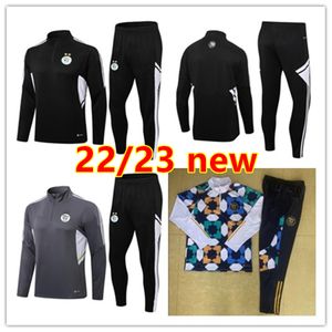 2022 2023 Algieria Dorosły Tracksuit Mahrez Soccer Jerseys 22 23 Bounedjah Survetement Maillot de Foot Feghoul Sportswear treningowy