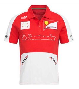 Formula One T-Shirt the F1 Red Polo Shirt Team Suit Suit Suit Suction Suit Suit Suit Suped Sleeved Sleeved Fabel Thirt Top 5944 Top 5944