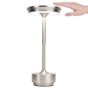 Lampade da tavolo Lampada a LED Ricaricabile USB Dimmerabile Cordless Ristorante Bar El Decorativo