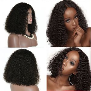 JYZ Loose Curly 13x4lace Front Human Hair Wig Wig mery water froadal парик 180 парик за закрытие плотности для женщин