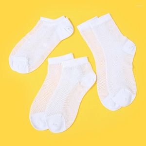 Men's Socks Unisex Women Men Summer Set 100 Pure Cotton Solid Male Mesh Pack Wholesale Calcetines Hombre 5 Pairs 1 Lot