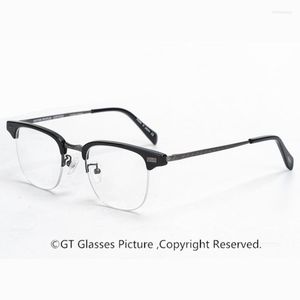 Sonnenbrillenrahmen Vintage Marke Designer Optische Brillenrahmen OV1172T Frauen Männer Myopie Brillen Machen Sie verschreibungspflichtige Linsen mit Originaletui
