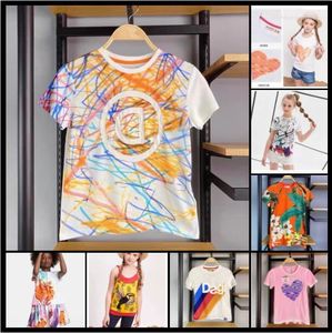 女性用Tシャツスペインの男の子と女の子と女の子短袖Tシャツの手紙グラフィティデザインラウンドネック通気性快適なトップ
