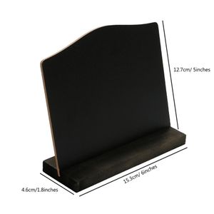 A6 TABLE TOP Blackboard Stand Menu Stand Display Chalk Notice Board Counter Top Bulletin Board Desk Sign Poster Stand267f