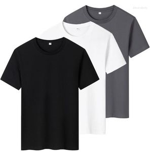 メンズTシャツ夏の通気性ティーオストップ衣料綿ファッションメンズTシャツソリッドカラーカジュアルショートスリーブ3パックティー