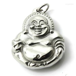 Pendant Necklaces 2022 Arrival Buddha 316L Stainless Steel Cool Fashion Double Huge Big