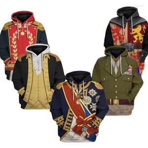 Herrhuven Renaissance Medieval Anime Cosplay Costume 3D Printed Hoodie