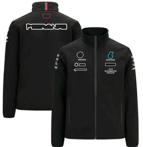 2021 F1 F1 Fórmula 1 Time Racing Suit Fãs Casual Zip Jacket personalizado Jaquetas de carro outono/inverno Roupas Men's Hoodie masculino