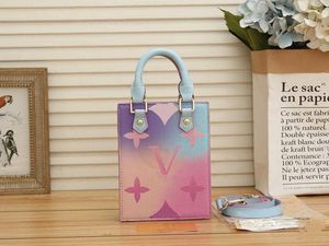 HH Petit Sac Gradient Crown Chrose Magne Mini Tote Sudbag Sword Pu Кожаная женщина роскошная дизайнерская мешочка с мешка на плечо сцеплением кошелек Messenger Totes M81341