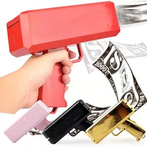 Party Favor Hb Banknote Gun Make It Rain Money Cash Spray Cannon Toy Bills Game Outdoor Family Funny Children Gifts For Kids Drop De Smti2