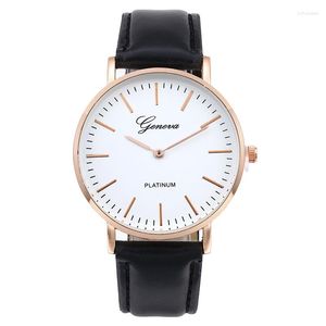 Wristwatches Top Nice Watches Women Plush Quartz Men PU Leather Watch Business Pretty Wristwatch Male Clock Relogio Feminino