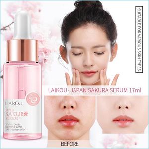 Other Skin Care Tools Laikou Serum Japan Sakura Essence Whitening Face Skin Care 17Ml Drop Delivery 2022 Health Beauty Tools Devices Dhtrx