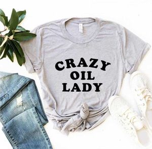 Szalona olej lady t shirt kobiety swobodne hipster zabawne koszulka Yong Girl Top Tee 90s Drop