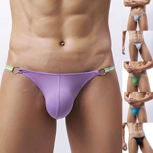 UNDUPTS TREND 2022 Seksi iç çamaşırı Erkekler Kılavuzlar Erkek Mini Panties Penis Koşusu Dize Düşük Bel Bikini Hombre Lingerie Erotik