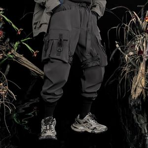 Herrbyxor herr mode techwear joggar överdimensionerade hiphop harem hi street taktiska lastbyxor med flera fickor