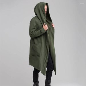 Men's Sweaters Fashion Hoodie Mens Womens Warm Hooded Solid Coat Jacket Spring Autumn Cardigan Burning Man Costume Oversize