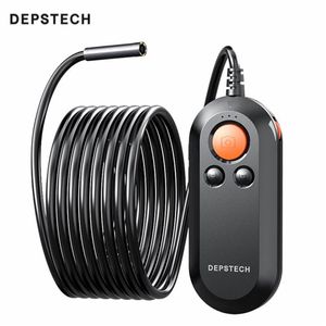 Cameras DEPSTECH WF050L 8 5mm Wireless Endoscope Inspection Camera IP67 Waterproof WiFi Borescope 1200P HD Snake For Android255i