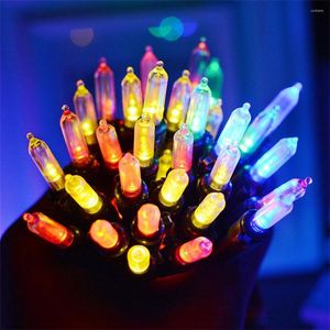 Strings Halloween Lights Incandescent Christmas Mini String Battery Powered Clear Light Garland For Indoor Outdoor Patio Tree