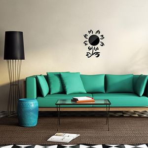 Adesivos de parede adesivos 3d DIY FLOR SHEPET STAPE DE PLÁSTICO Decoração moderna Sala de estar removível Mural Papel de parede decalques de arte decoração de casa