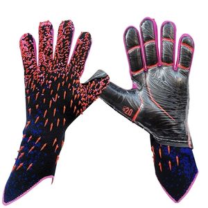 Balls Design Men Goalie Soccer Goalkeeper Gloves Thicken Full Latex Foam Professional Training Football Gloves 221102