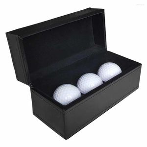 Caixas de assistência 3 PCs Bolas de golfe Prática Ball com caixa para acessórios de treinamento em jardins externos em interior