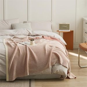 Coperte Morbida coperta lavorata a maglia Copridivano multifunzionale Coprisedile Arazzo Decorazione domestica nordica per dormire in viaggio