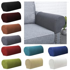 Stol täcker 1 par stretchig icke-halksoffa armstödmöbler Settee arm slipcover